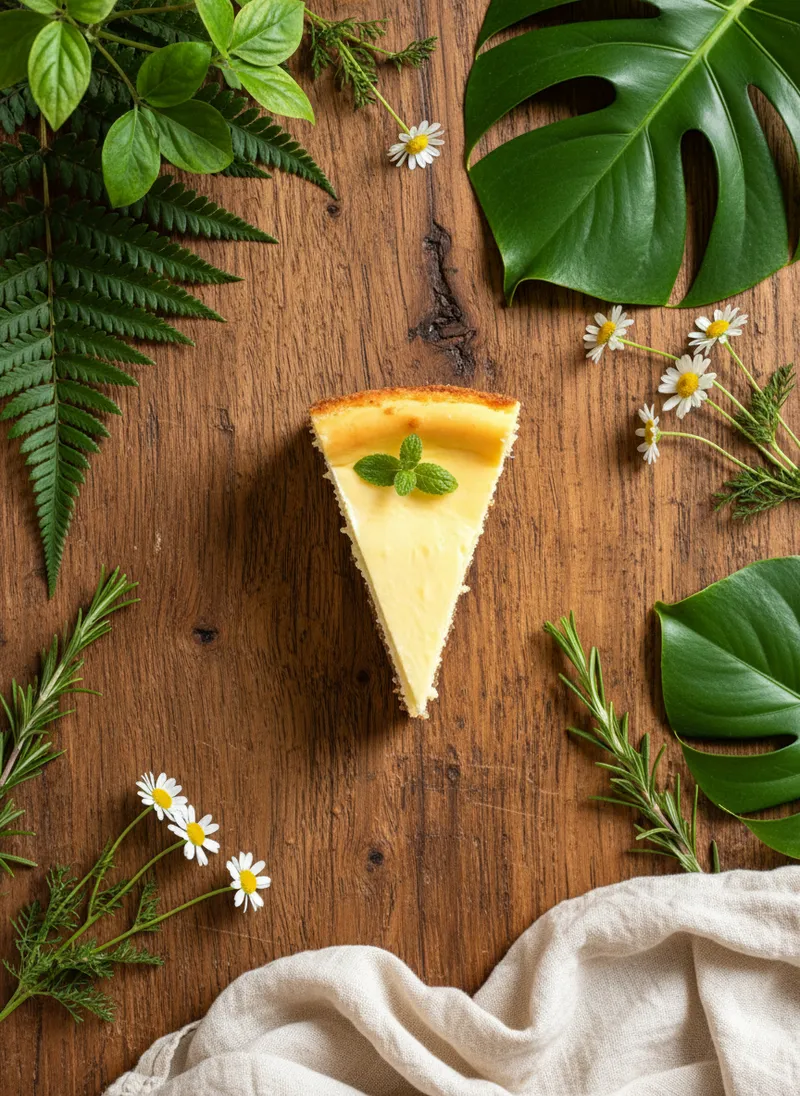 food product with Natural Wood & Plants preset