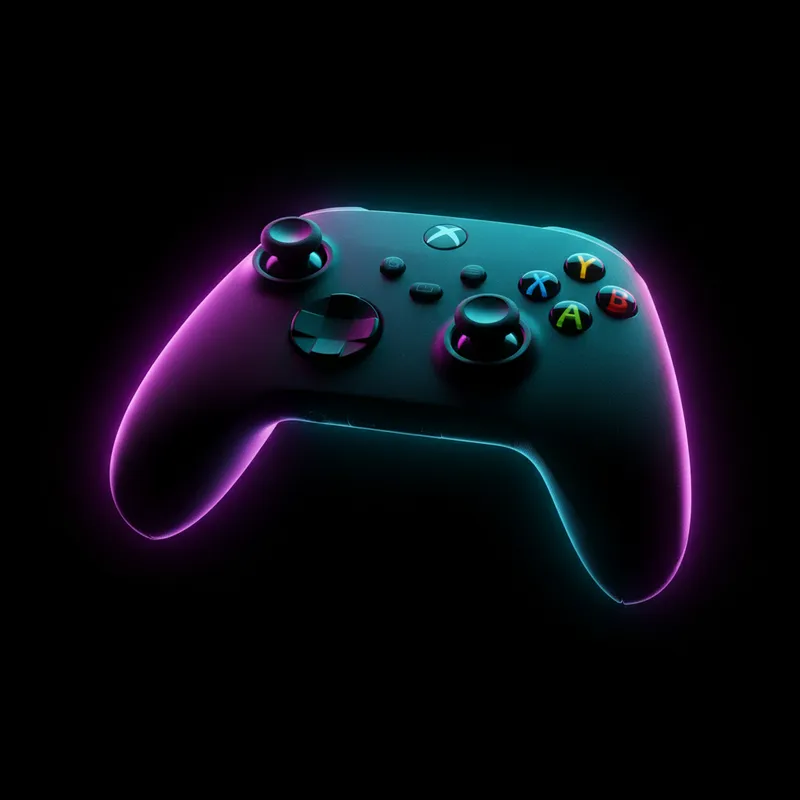 electronics product with Neon Glow preset