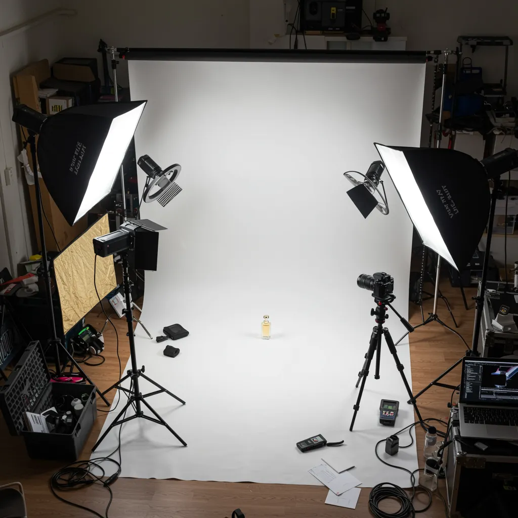 Traditional photography setup
